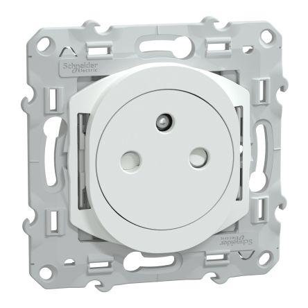 Zásuvka Bílá 1cestná Polykarbonát, ASA 16A Francouzština 2P Vnitřní NF C 61-314, LCIE:NF 603415A Schneider Electric 250V