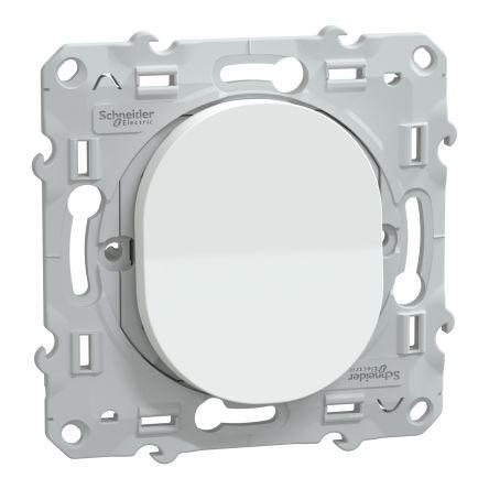 Schneider Electric Tlačítkový spínač, řada: Ovalis C Series IP21D Panel 10A, barva LED: Modrá 250 V ac