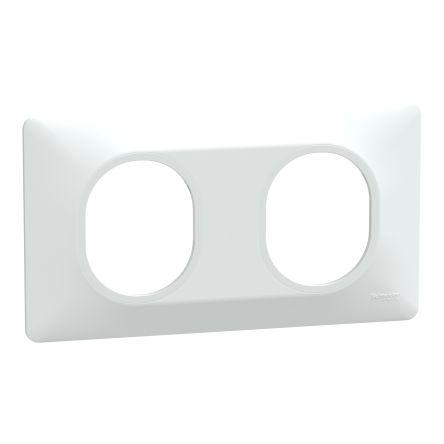 Krycí deska Bílá 2 Termoplast Krycí deska Schneider Electric