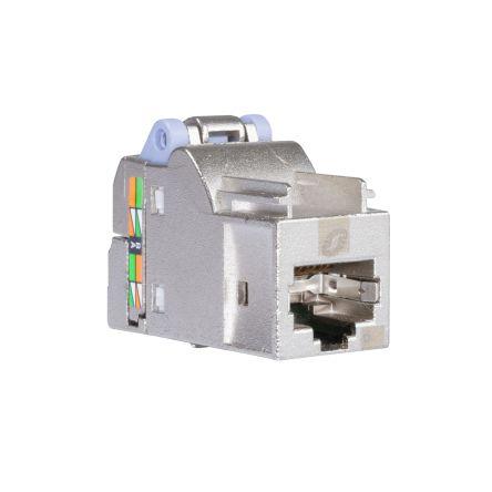 Schneider Electric Zásuvka RJ45, řada: Actassi Vnitřní Kat6, počet cest: 1, Pravoúhlý, Nástrčkový klíč Nestíněný, počet