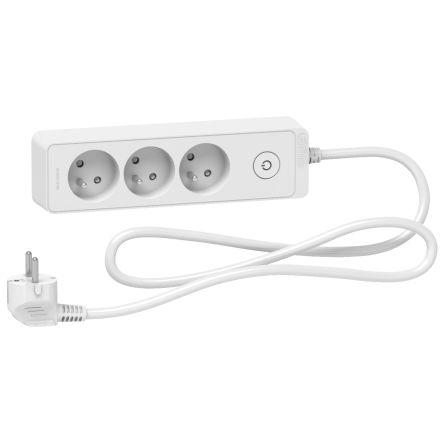 Schneider Electric Koncová zásuvka, řada: Thorsman 1.5m kabel, 250V 16A Francouzština 2P