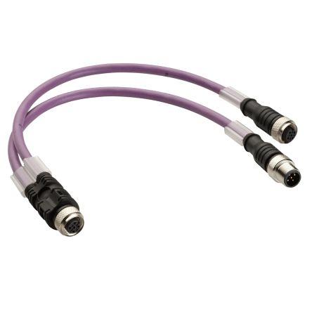 Bus kabel, A: Vnější, A: M12 5, B: M12, B: Vnitřní 5, řada: Modicon TM Schneider Electric