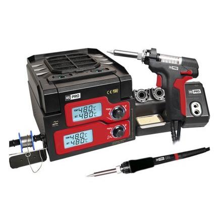 Pájecí stanice 1výstupová LCD 220V ac, 240 V ac RS PRO Odpájení/Pájení 5 V