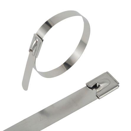 Stahovací páska Kulové blokování 1.2 m 12mm Kovová Nerezová ocel 316 RS PRO
