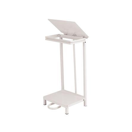 Robert Scott Držák pytle do koše, 92L Pedal Sack Holder Bin 92L, Bílá Pedál víko Ocel
