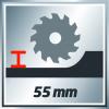 Einhell TE-CS 165 ruční kotoučová pila, max. řez 55 mm, 1200 W, 4331010
