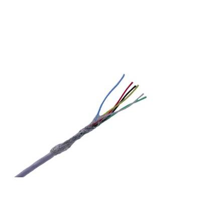 MICROWIRES Napájecí kabel, řada: TAU 6žilový 50 m Perfluoroalkoxy plášť, Bílá, vnější průměr: 2.8 mm OD, 600V 200 °C