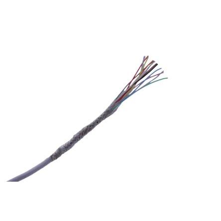 MICROWIRES Napájecí kabel, řada: TAU 12žilový 50 m Perfluoroalkoxy plášť, Bílá, vnější průměr: 3.71 mm OD, 600V 200 °C