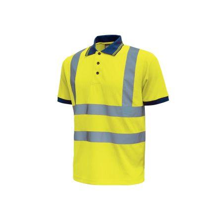 UPower NEON Svítivá žlutá Polyester, Bavlna Polokošile XL