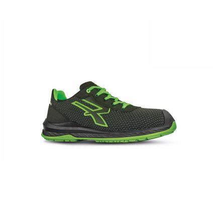 UPower ISLAND Unisex Černá, Zelená Kompozit Bezpečnostní obuv 10.5 45