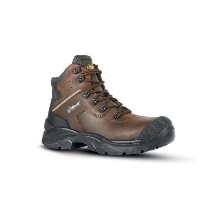 A, řada: GREENLAND Kotníková bezpečnostní obuv obuv Unisex, Kompozit 11, Hnědá Ano UPower 46 SRC