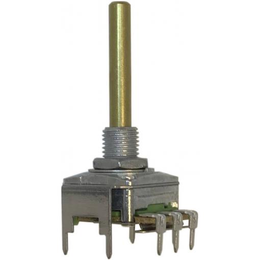 Potentiometer Service 63250-21400-3007/B50K, RD1601F-40B4-30R6-B50K-601 otočný potenciometr, 1cestný , Mono, 0.2 W, 50 kΩ, 1 ks