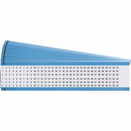 Kabelové štítky, řada: 111 barva Černá, Bílá 38.1 mm x 6.35mm Tisknutelný Brady 12055 111820