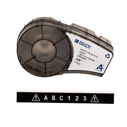 Páska do tiskárny štítků barva tisku Bílá Bílá, Černá pro různé modely tiskáren BMP21 LAB Brady 6.4 m 9.53 mm