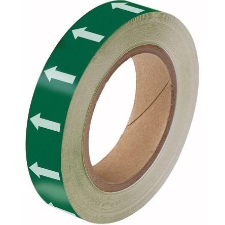 Reflexní páska 275101, Bílá, Zelená Polyester 25mm Akrylát, délka: 33 m Brady