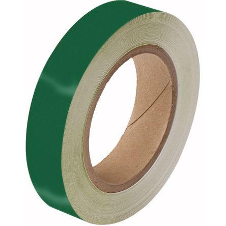Páska na značení potrubí Zelená, Polyester 25mm x 33 m Brady