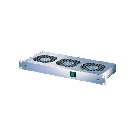 nVent SCHROFF Větrací ventil, řada: 10713 Modul ventilátoru, počet ventilátorů: 6 ventilátory 1 U racková jednotka