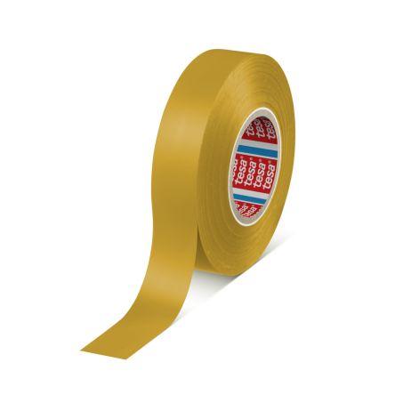 Izolační páska elektro, název: 4163, Žlutá Polyvinylchlorid 7000 V 19mm x, délka: 33 m tloušťka 130 μm Tesa