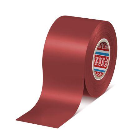 Izolační páska elektro, název: 4163, Červená Polyvinylchlorid 7000 V 50mm x, délka: 33 m tloušťka 130 μm Tesa