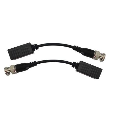 Koaxiální kabel, řada: ABUS 2vodičový měděný kabel 30 mm 75 Ω ABUS Security-Center S koncovkou