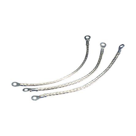 Opletený vodič plocha průřezu 6 mm² závrtný šroub 6.5 mm délka 200 mm nVent ERIFLEX Měď