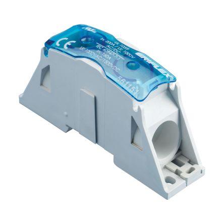 nVent ERIFLEX Svorkovnice, řada: SB 70mm², Lišta DIN, Šroubová svorka Šedá, počet cest: 1 250A, 2AWG, 1250V Klecová