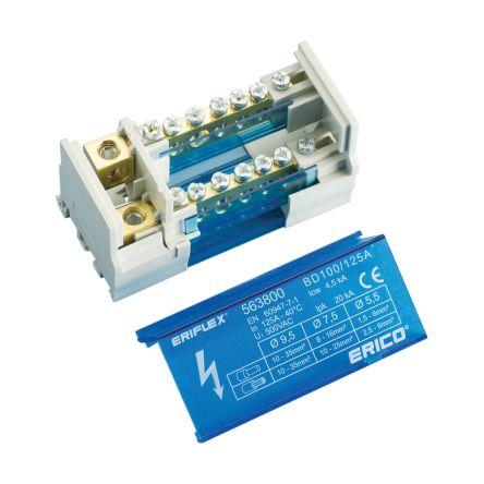 nVent ERIFLEX Distribuční blok, počet cest: 2, 690V 125A Modrá