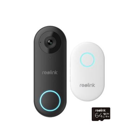 Reolink Vstupní dveře, řada: VDW5MM64, Chytrý domácí dveřní zvonek, 24V ac