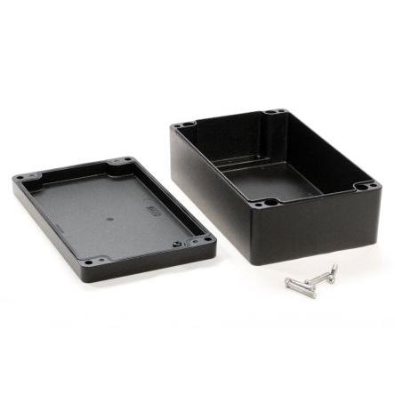 Hammond Pouzdro, řada: 1590Z IP68 S přírubou barva Šedá IK08 barva Šedá Hliník 260 mm 160 mm 90 mm Silikonová pryž