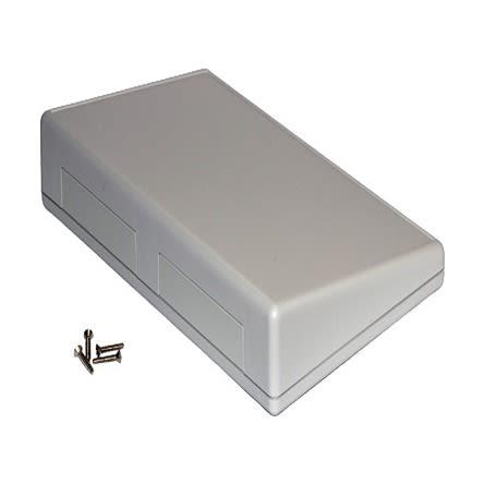 Hammond Pouzdro, řada: 1599T IP54 barva Světle šedá barva Šedá Plast ABS 220 mm 46 mm 140 mm