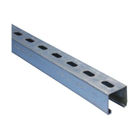 nVent CADDY Lišta DIN Ocel Ploché, délka: 3000 mm, šířka: 41mm, výška: 41 mm