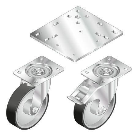 Opěrná deska, Pozinkovaná ocel Upevňovací a spojovací prvky 17.5 mm, pasuje do drážky : 10 mm závit M10 Bosch Rexroth