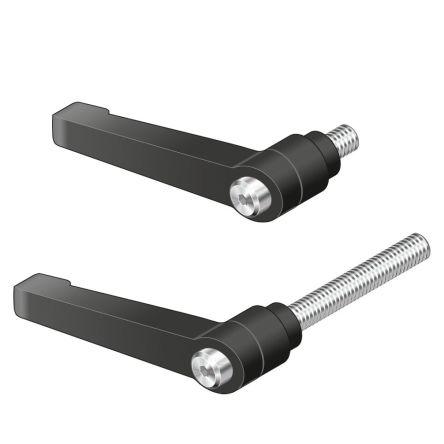 Svěrací páka Zinkovaná ocel 3842538607 Uzavírací páka M8 Bosch Rexroth, délka: 45 mm