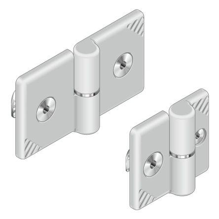 Závěs Praporek pro kabel, Odlévaný hliník Zvedání Šroubová, délka: 80 mm x 45mm x 5 mm Bosch Rexroth