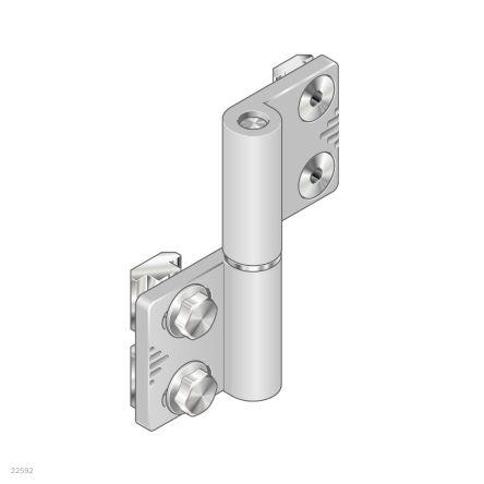 Nastavitelný závěs Praporek pro kabel, Odlévaný hliník Upevnění šroubem, délka: 85 mm x 102mm x 10 mm Bosch Rexroth