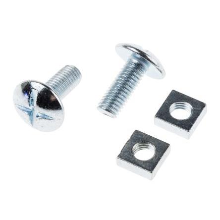 RS PRO Šroub na střešní krytiny, Lesklý zinek, Ocel, délka: 20 mm