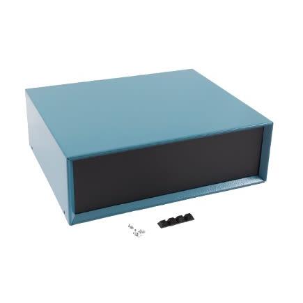 Hammond Pouzdro, řada: 1426 Hliník, Ocel 102 mm barva Modrá 305 mm 254 mm