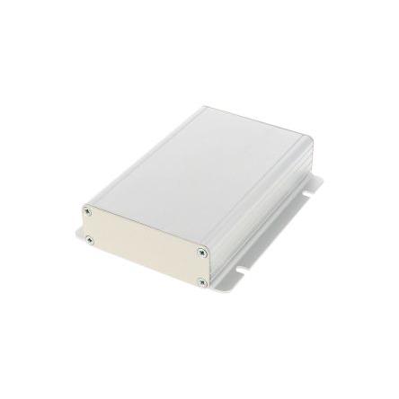 Hammond Pouzdro, řada: 1455F IP54 S přírubou barva Čirý eloxovaný barva Čirá Hliník 121 mm 28 mm 78 mm