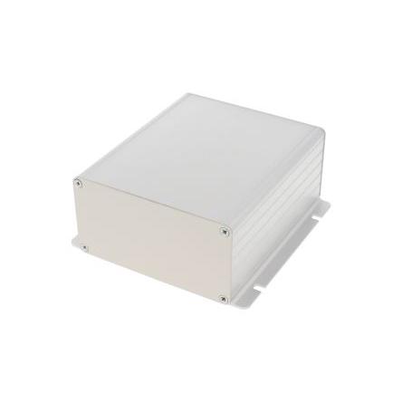 Hammond Pouzdro, řada: 1455F IP54 S přírubou barva Čirý eloxovaný barva Čirá Hliník 121 mm 28 mm 78 mm
