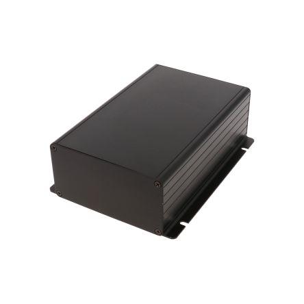 Hammond Pouzdro, řada: 1455F IP54 S přírubou barva Černá barva Černá Hliník 160 mm 53 mm 123 mm