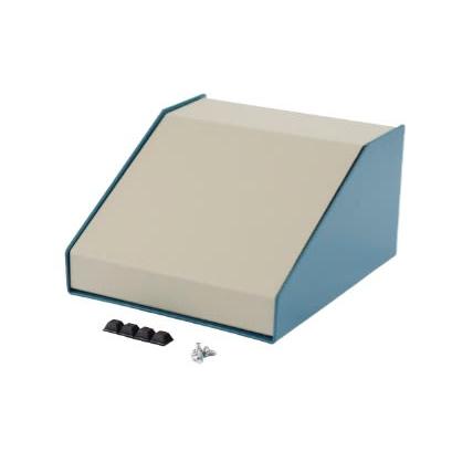 Hammond Pouzdro, řada: 1456 barva Modrá barva Béžová Hliník 183 mm 102 mm 165 mm