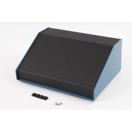 Hammond Pouzdro, řada: 1456 barva Modrá barva Černá Hliník 183 mm 102 mm 254 mm