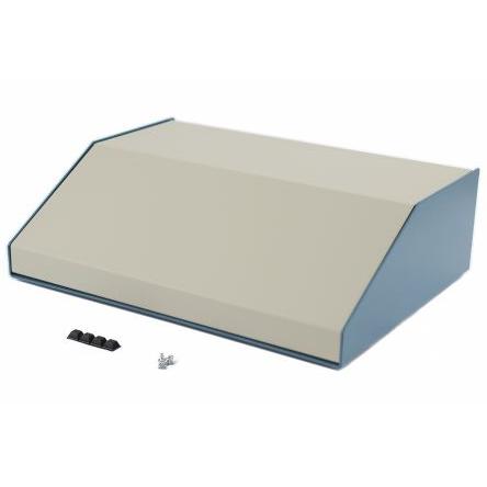 Hammond Hliníkové pouzdro, řada: 1456 IP31 S přírubou barva Modrá barva Béžová Hliník 259 mm 102 mm 356 mm