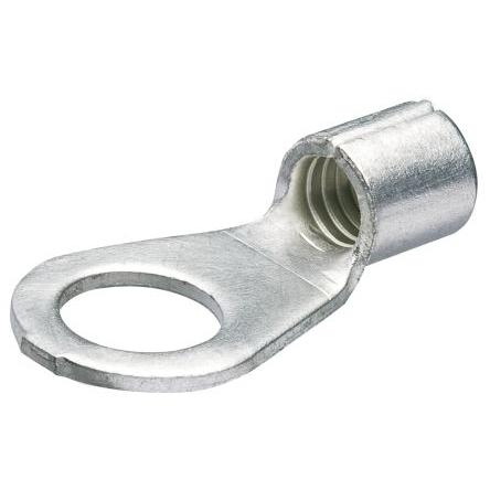 Očková koncovka, řada: 97 99 2, pokovení: Cínovaný, 5 mm, Stříbrná, min. AWG: 14 AWG, max. AWG: 16 AWG, Neizolované,