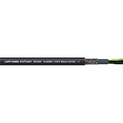 Ovládací kabel, řada: OLFLEX CLASSIC 110 CY 7žilový 18 AWG Polyvinylchlorid plášť Lapp 100 m Splétaný Stíněný, Černá