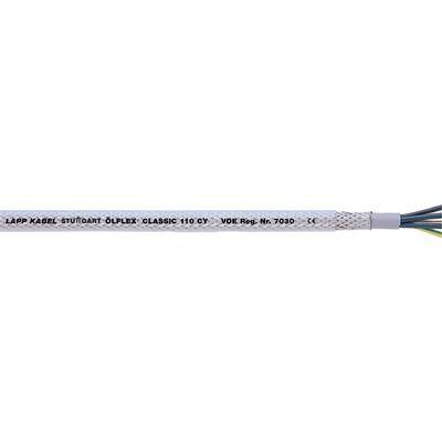 Ovládací kabel, řada: OLFLEX CLASSIC 110 CY 7žilový 14 AWG Polyvinylchlorid plášť Lapp 100 m Splétaný Stíněný, Průhledné