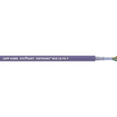 Lapp Napájecí kabel, řada: UNITRONIC BUS LD FD P 2žilový 100 m Polyuretan plášť, Purpurová 80 °C