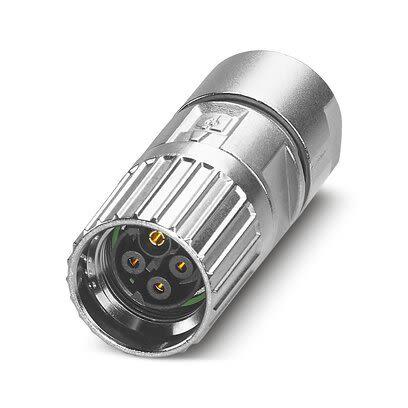 Přípojka, počet kontaktů: 4, Kabel, velikost: M17 Phoenix Contact, pohlaví kontaktu: Vnitřní Zásuvka, řada: M17 PRO,