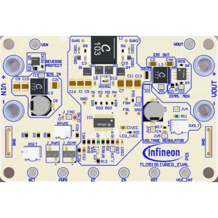 Infineon Vývojový nástroj pro LED TLD5191IVREGEVALTOBO1