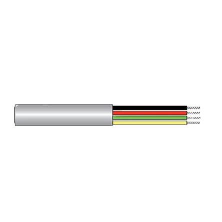 Zapojovací vodič, řada: Hookup Wire PVC plocha průřezu 0.14 mm², typ kabelu: Vícevodičový, Černá, 600V 1000 ft 26 AWG
